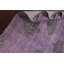 Tapis mauve en laine noué à la main de conception unique 5 pi 7 po x 8 pi 8 po