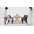 19" Seat Height Parsons Upholstered Dining Chair, Solid Wood Legs, High Back Fabric Dining Side Chairs, Easy Assembly-888713265