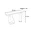 Console en bois de pin massif-1272525680