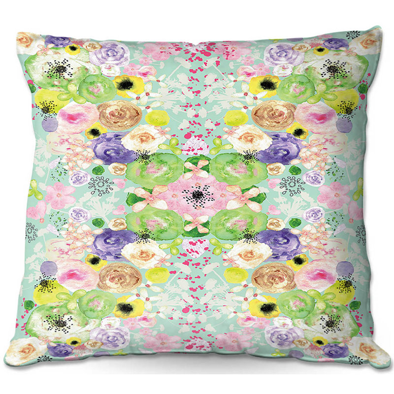  Coussin Couch, 16 po x 1 po, Aigue-marine