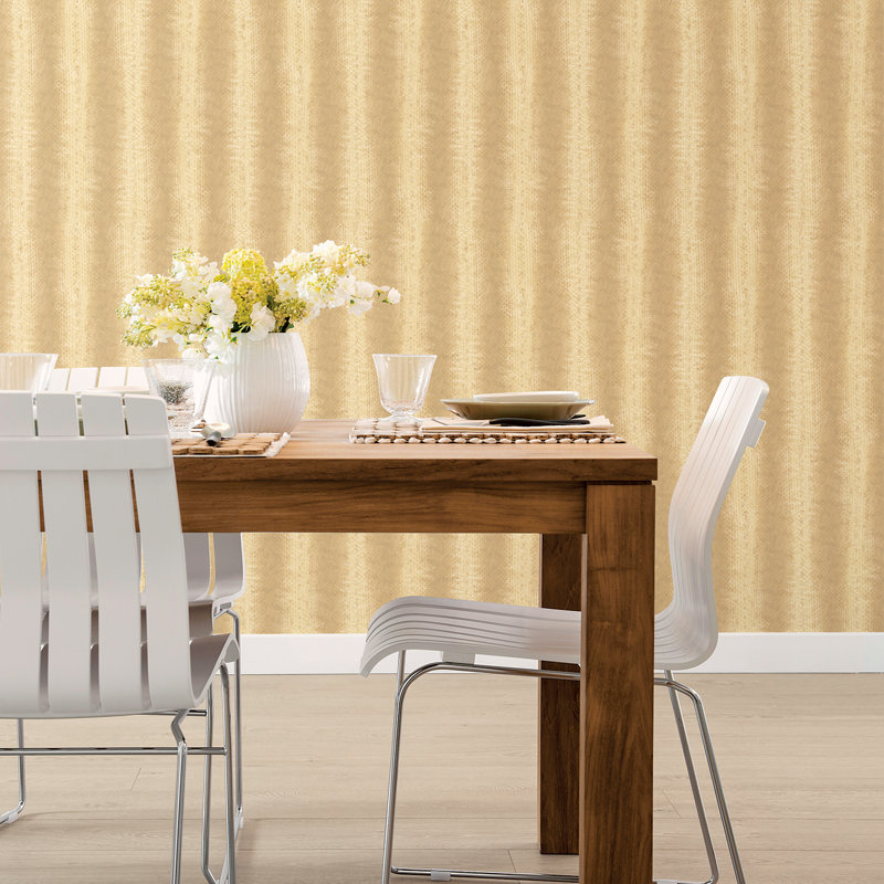 10m x 53cm Matte Wallpaper Roll, Ochre