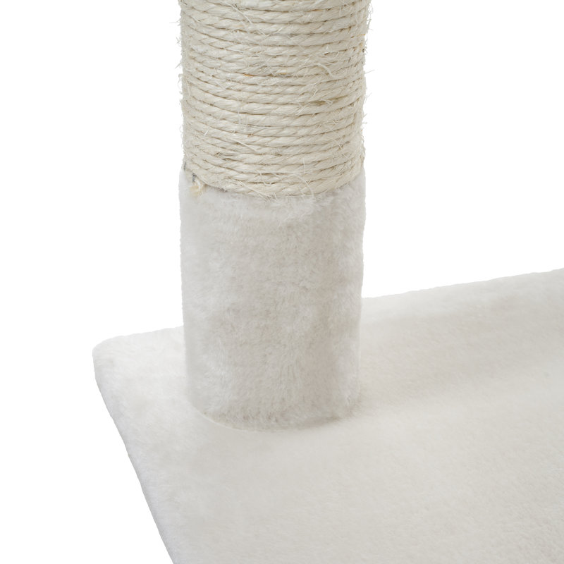  PetMaker 6 Foot Cat Tree with Scratch Posts in Ivory