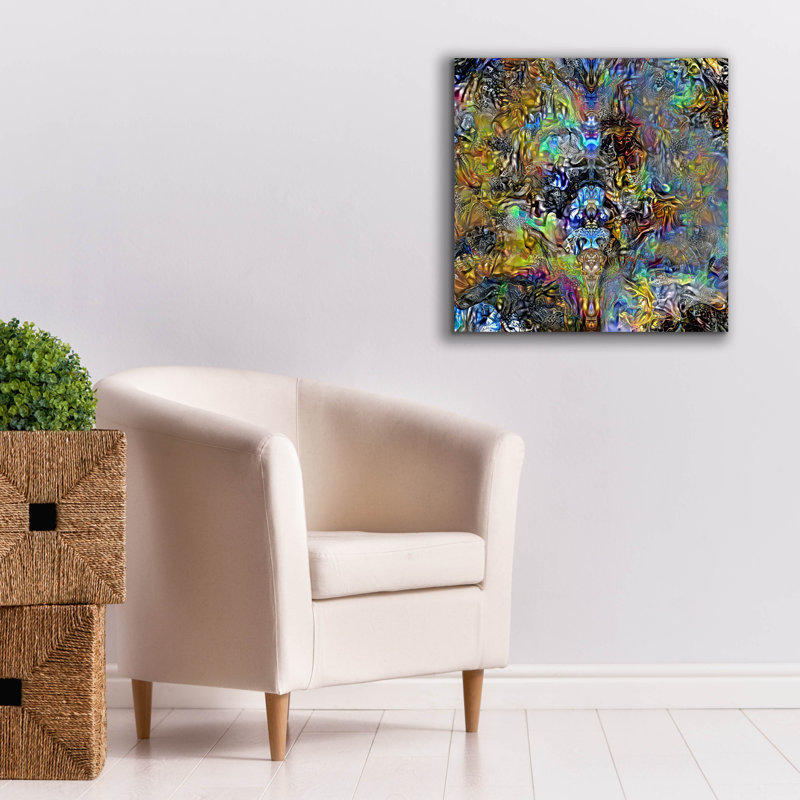 Art mural épique Graffiti «Mislead Wealth» par Pierre Gavidia, 26 po x 26 po