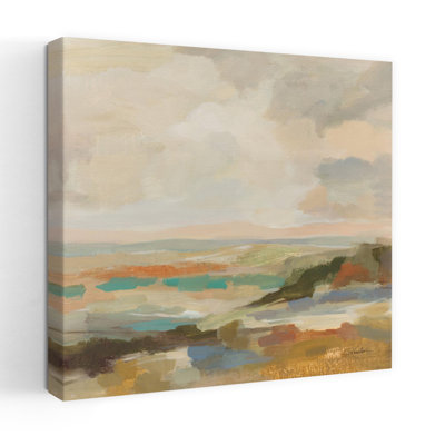 Contemporary Muted Harmony With Abstract Beige Art
