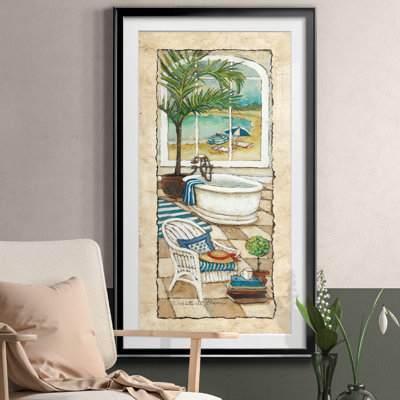 Jour au paradis I - peinture encadrée