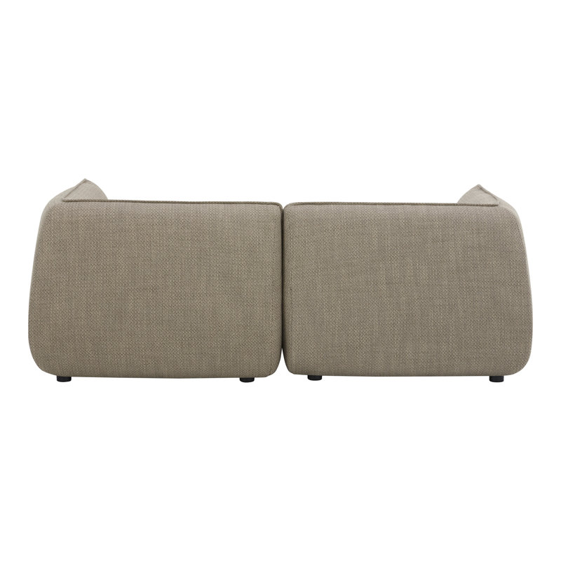 Modular Sectional, Speckled Pumice Basketweave