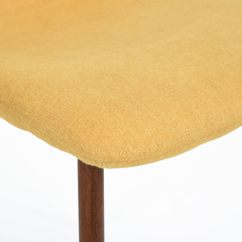 Presidio 44.5cm H Polyester Blend Upholstered Side Chair, Yellow