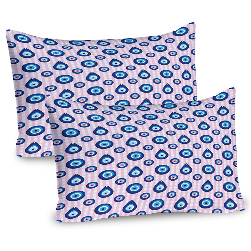 Ensemble de 2 taies décoratives Ambesonne Evil Eye, H 20 po x l 30 po