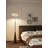 Italian Minimalist Hardware, Glass and Marble Floor Lamp