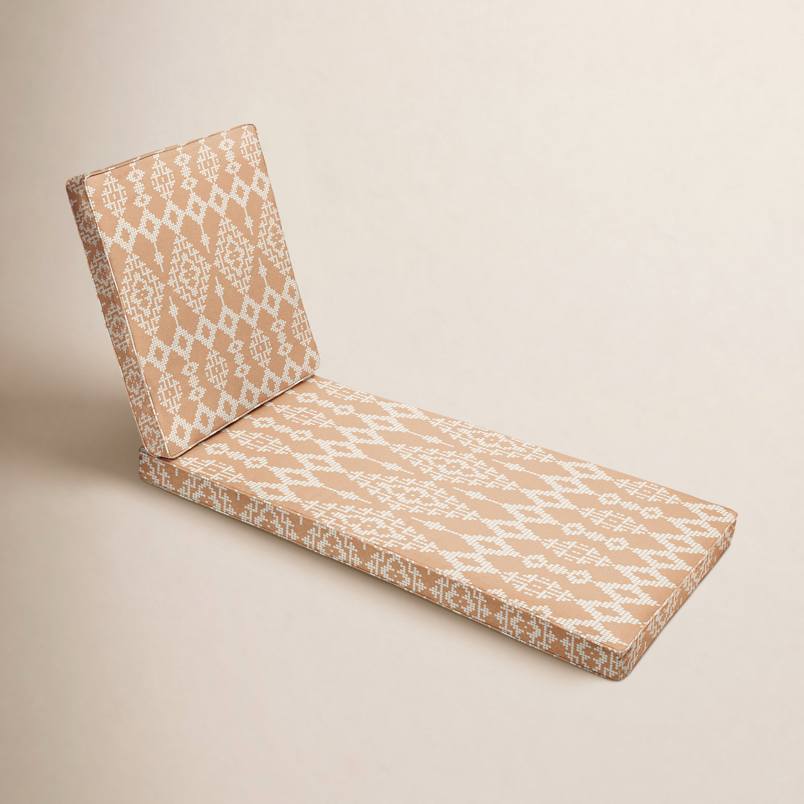 Califon Outdoor Chaise Lounge Cushion, Folklore Sorbet, 25.00" W x 79.00" D