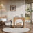 Set Of 2 Farmhouse End Table With Storage Shelf