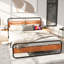 Lit plateforme tapissier Naseef-1264544624