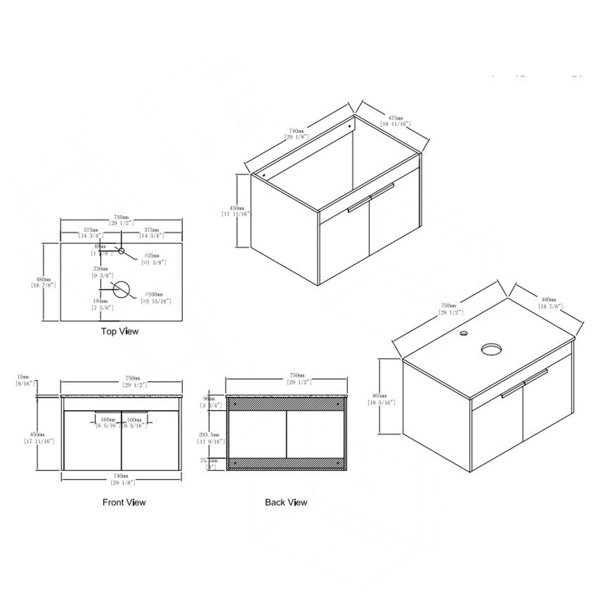 Dimensions du produit