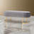 Yuva Velvet Upholstered Bench-647080445