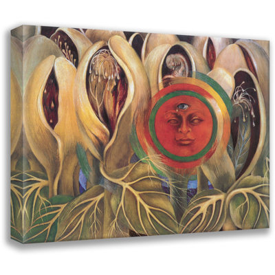 «Sun and Life» par Frida Kahlo, toile tendue avec châssis