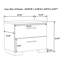 2 table de chevet en blanc brillant - rangement spacieux pour la chambre à coucher, tiroirs doublés de feutre, accessoires de glissières en métal lisses pour une décoration élégante et stable