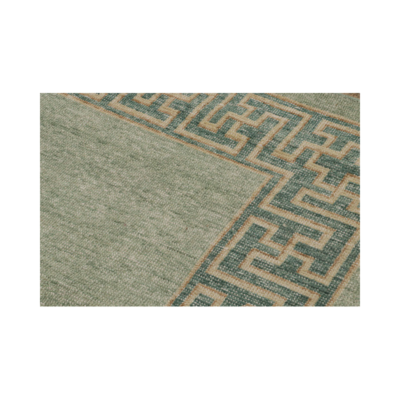 Distressed Homage Hand Knotted Wool Animal Print Area Rug, Rectangle 9' x 12'