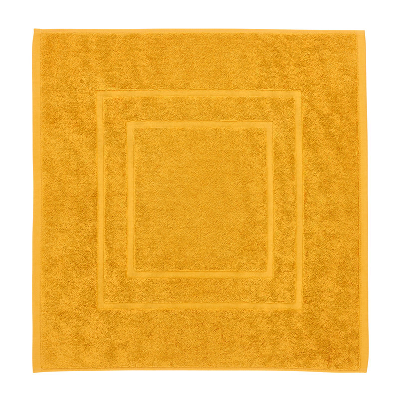 Brixton 100% Cotton Towelling Mat, Saffron