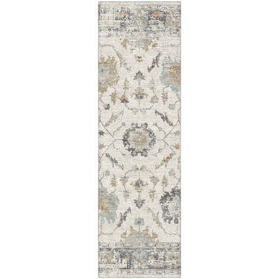 Premium Machine Washable Mundell Border Rug