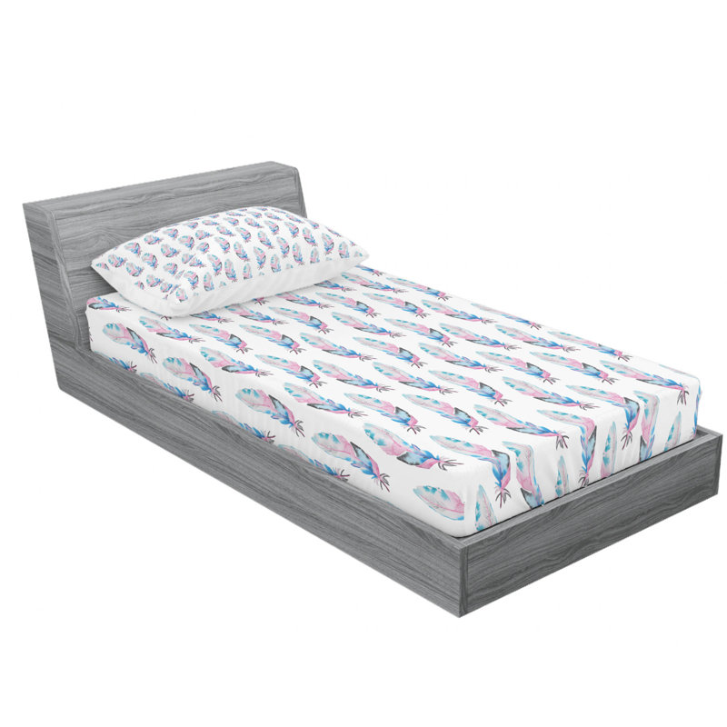 Microfiber Sheet Set, Twin XL Sheet Set with Fitted Sheet