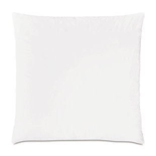 ComfyDown 95% Feather 5% Down, Round Decorative Pillow Insert, Sham STUFFER. 18 inch, White