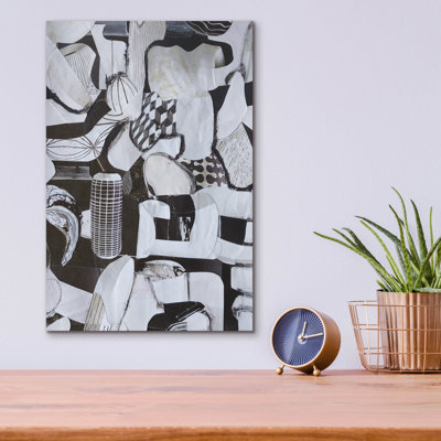 Art mural en verre épique «Beverlywood City Forms» par Coco Good, 16 po x 24 po Epic Art
