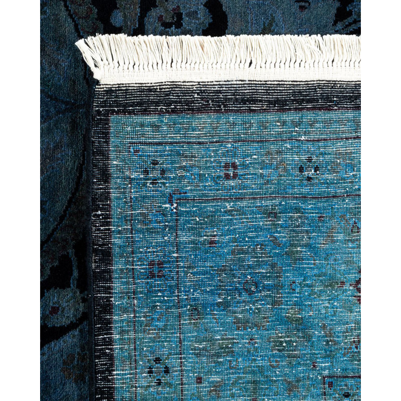 Fine Vibrance One-of-a-Kind 6' 1" X 9' 3" Hand Knotted Area Rug