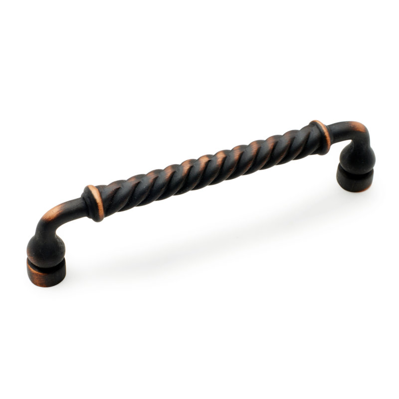 Poignée barre 5 po Rope Twist, Bronze de Valence