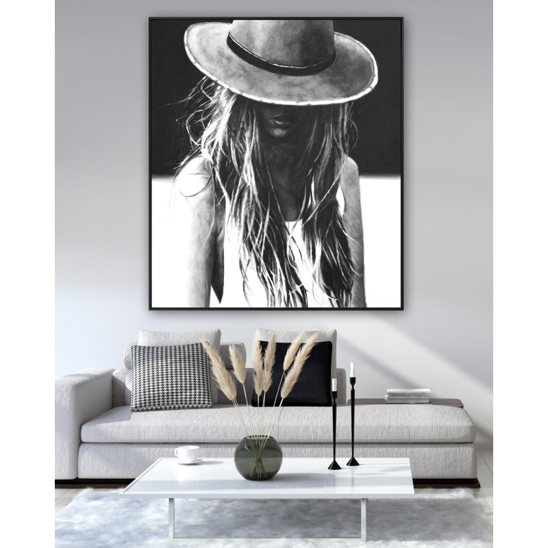 «Facing What Becomes» par Cindy Press, reproduction sur toile flottante