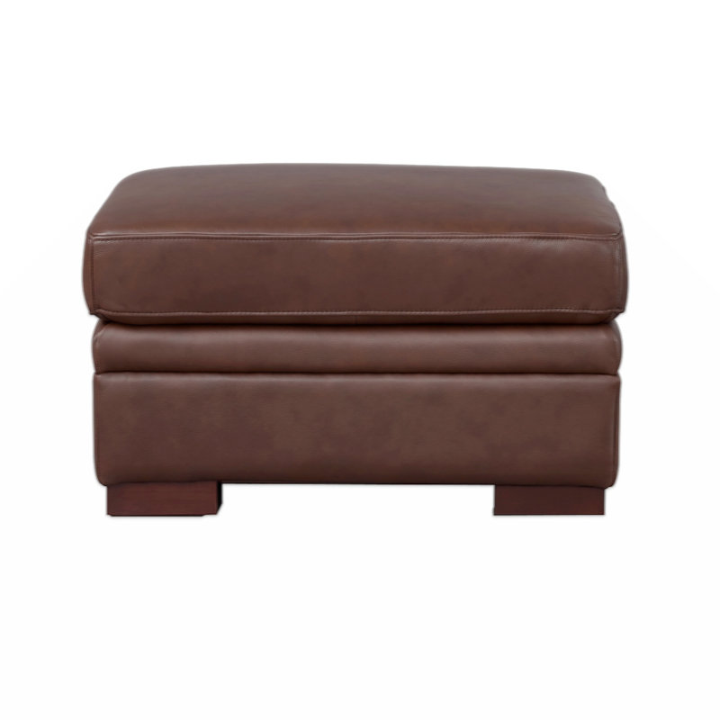 Repose-pieds en cuir Dillon