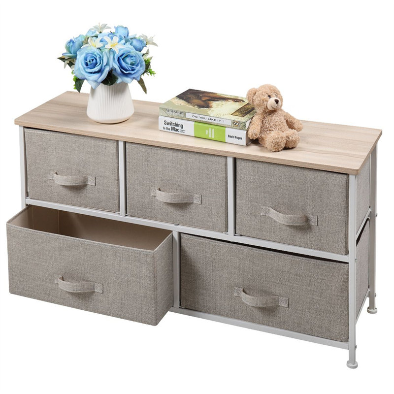St. Nicholas 5 Drawer Storage Drawer, Burlywood