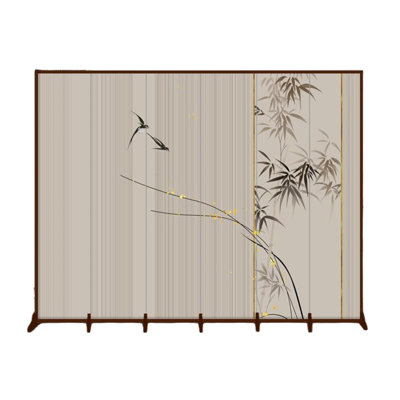Wooden Rectangular Foldable Room Divider