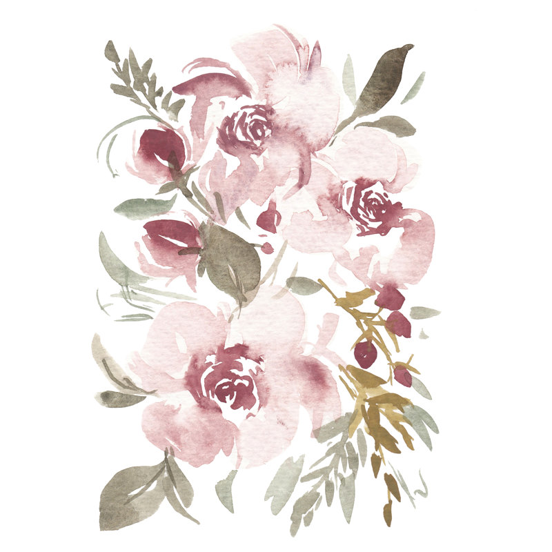 Spring Fling Bouquet IV 1 Piece Wrapped Canvas Wall Art, 30 cm H x 20 cm W