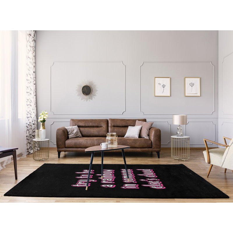 Tapis en poly-tableau noir style en arc à essayer, Rectangle 9 pi x 12 pi
