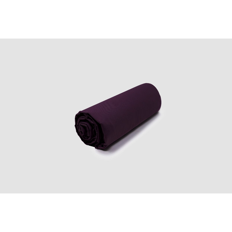 Caymitte 100% Cotton Satin, 180 x 200cm, Plum
