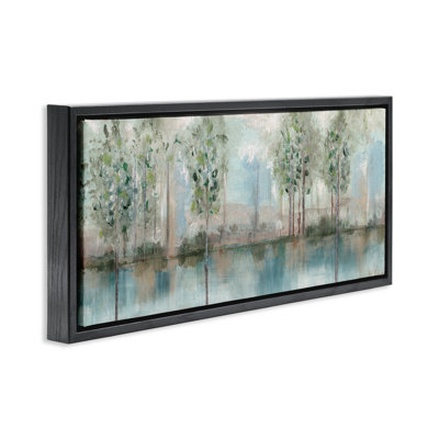 Arbres reflétant la rivière