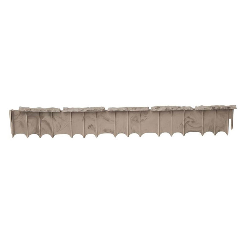 3.75'' H x 35'' W Beige Resin Lawn Edging