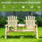 Outdoor Wooden Chair With Table For 2 Seats, Patio Fire Pit Chair, Natural Finish Deck, Porch, Backyard Rustic 2 Table, Backyard, Appeal
