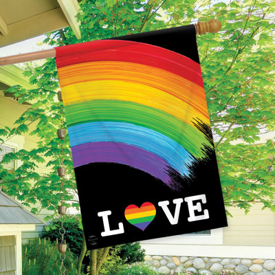 Drapeau Rainbow Love Pride House