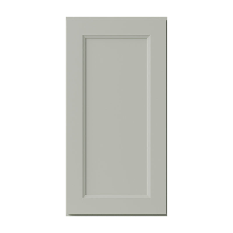 Armoire de cuisine en bois massif prête à assembler, 36", 18", Double shaker Laguna Grey