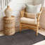 Tapis campagnard en jute et coton Colston-45160290