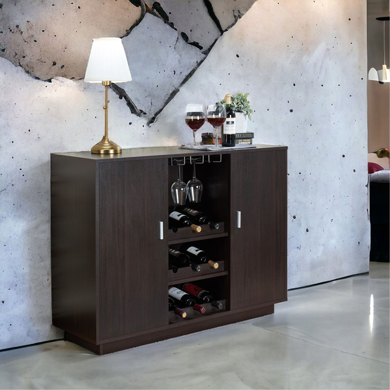 Armoire de rangement, armoire à vin, armoire d'appoint en bois, buffet pour la cuisine