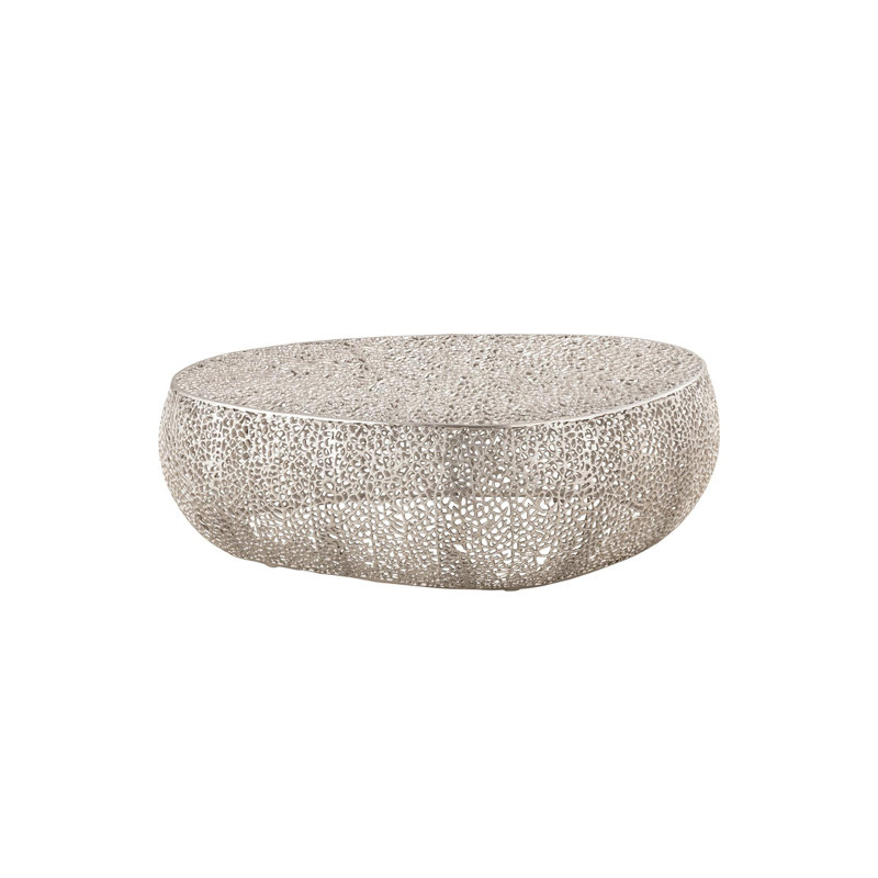 Cindie Coffee Table, Silver