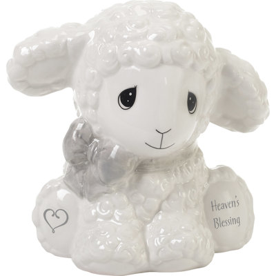 Tirelire agneau 5,5 pouces Precious Moments Heaven's Blessing Luffie