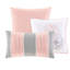 Ensemble de courtepointe en coton imprimé 6 pièces avec coussins décoratifs