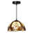 10.25"W Stained Glass Traditional Dome Shade Pendant-475500075