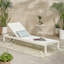 Chaise longue à structure en aluminium avec sièges en filet et positions réglables pour la détente en plein air-1527639211