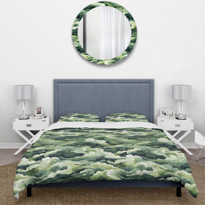 Ensemble de housse de couette camouflage Zen Retreat Serene Camouflage III - Microfibre polyester