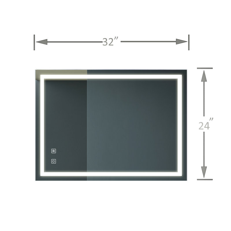 Miroir de salle de bain élégant pour salle de bain