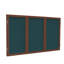 Babillards fermés en tissu à 3 portes avec cadre en bois Ghent-11138466-11138469-11138467